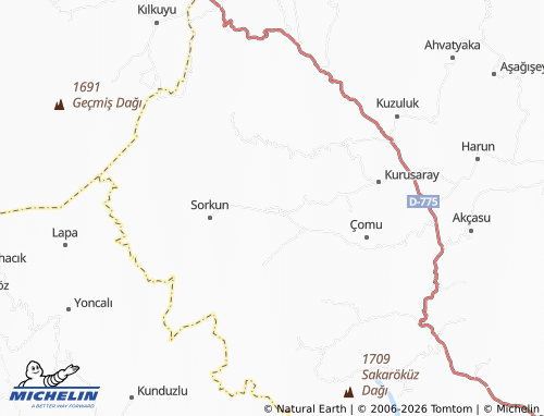 MICHELIN Karmış map - ViaMichelin