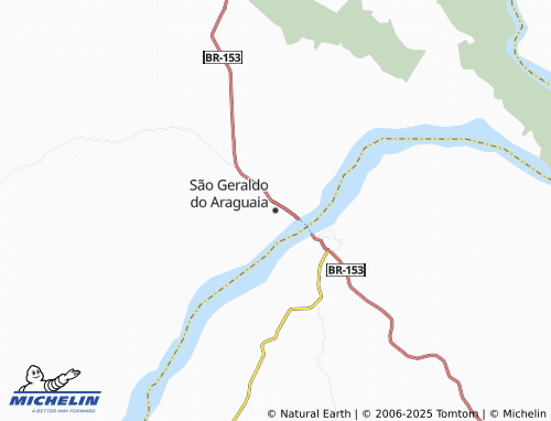 Mapa MICHELIN São Geraldo do Araguaia - ViaMichelin