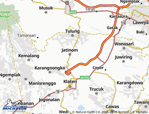 MICHELIN Padas map - ViaMichelin