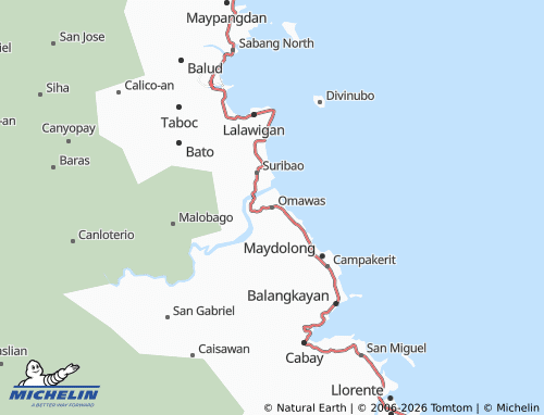 MICHELIN Omawas map - ViaMichelin