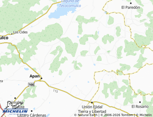 MICHELIN Tepepatlaxco map - ViaMichelin