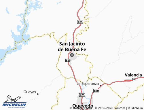 Mapa MICHELIN San Jacinto de Buena Fe - ViaMichelin