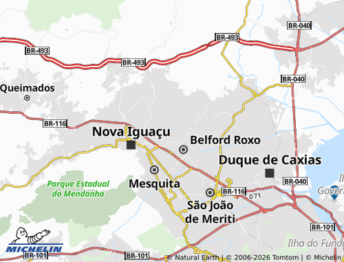 Mapa MICHELIN Parque Laranjeiras - ViaMichelin