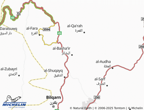 MICHELIN Al Bashair map - ViaMichelin