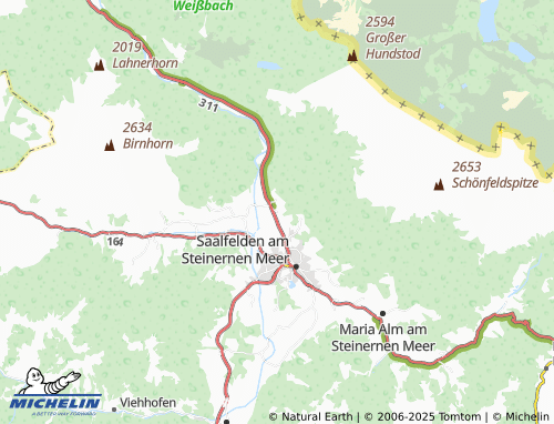 MICHELIN Wiesing map - ViaMichelin