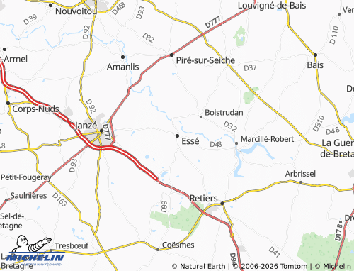 Mappa MICHELIN Essé - ViaMichelin