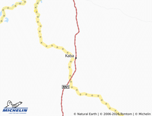 MICHELIN Kaba map - ViaMichelin