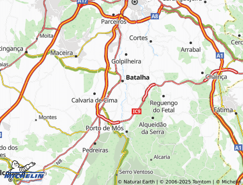 MICHELIN Quinta do Sobrado map - ViaMichelin