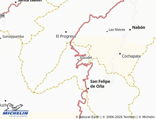 MICHELIN Susudel map - ViaMichelin