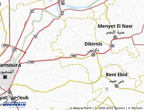 MICHELIN Damoh map - ViaMichelin