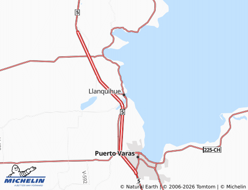 MICHELIN Llanquihue map - ViaMichelin