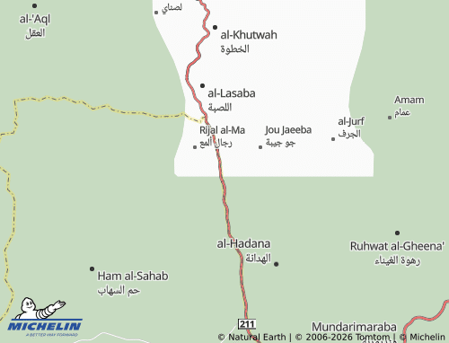 Carte MICHELIN al-Khaleej - ViaMichelin