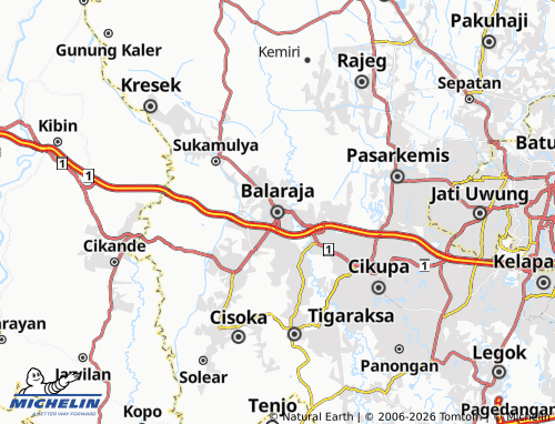 Kaart MICHELIN Balaraja - ViaMichelin