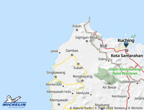 MICHELIN Sambas map - ViaMichelin