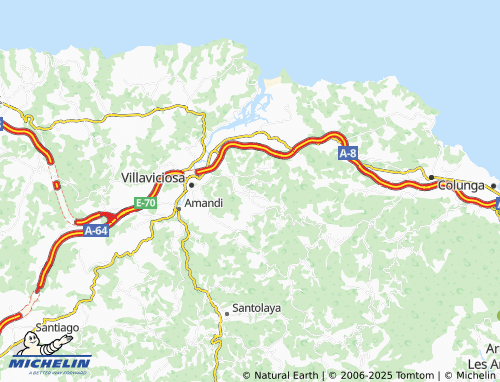 MICHELIN Miravalles map - ViaMichelin