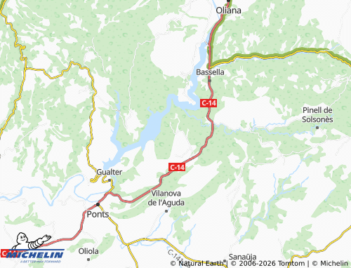 MICHELIN-Landkarte Mas Joanet - ViaMichelin