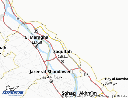 Mapa MICHELIN Nujou' Bani Wasil - ViaMichelin