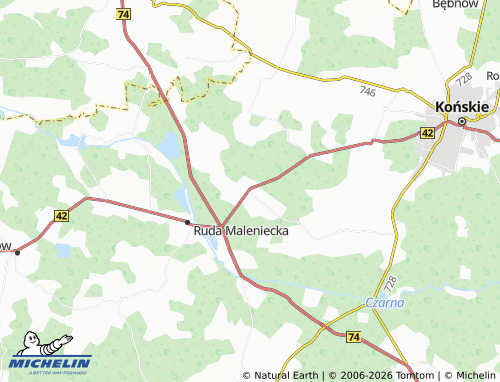 MICHELIN-Landkarte Dęba - ViaMichelin
