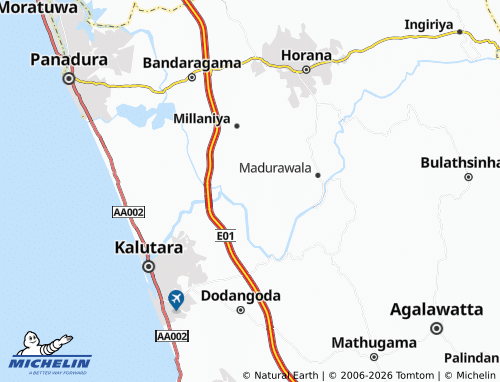 Mappa MICHELIN Galpatha East - ViaMichelin