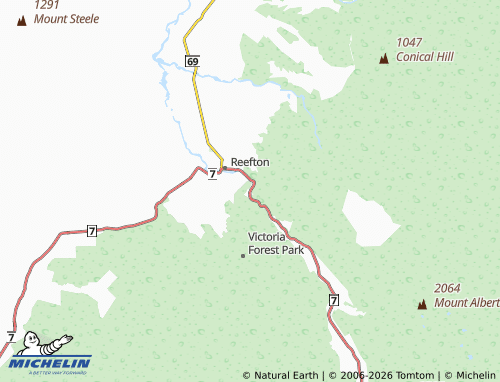 MICHELIN-Landkarte Blacks Point - ViaMichelin