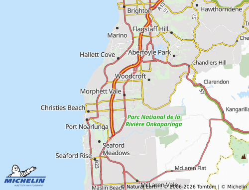 MICHELIN Morphett Vale map - ViaMichelin