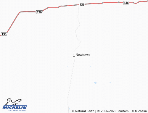MICHELIN Newtown map - ViaMichelin
