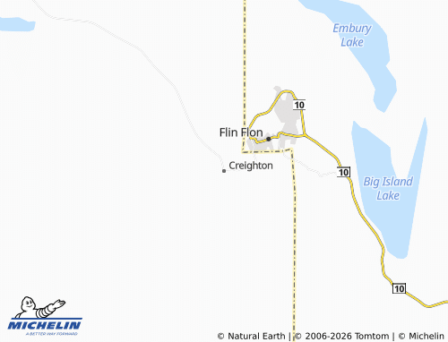 Mappa MICHELIN Creighton - ViaMichelin