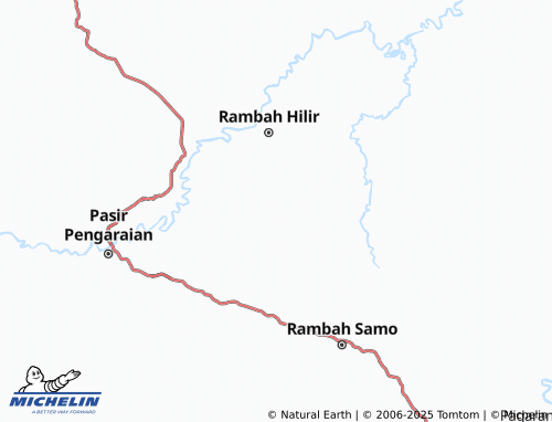 MICHELIN Rambah Utama map - ViaMichelin