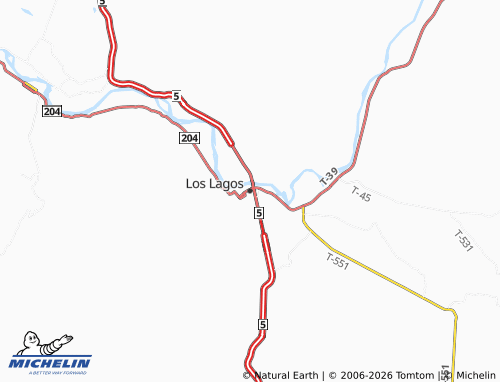 Mapa MICHELIN Los Lagos - ViaMichelin