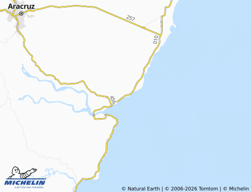 MICHELIN Praia dos Padres map - ViaMichelin