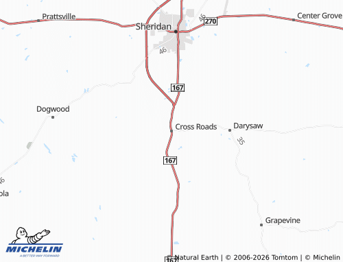 Carte MICHELIN Cross Roads - ViaMichelin