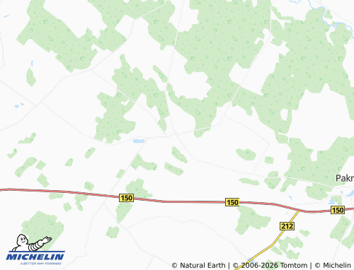 Mappa MICHELIN Lygumai - ViaMichelin