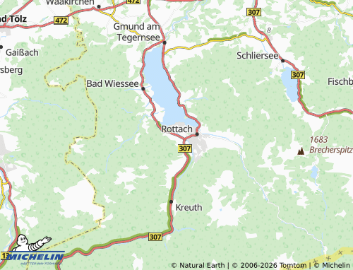 Mappa MICHELIN Weissach - ViaMichelin