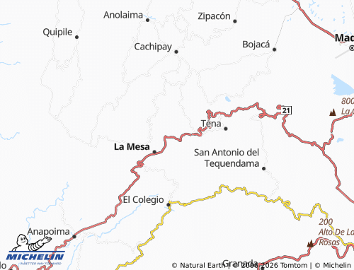 MICHELIN Guayabal map - ViaMichelin