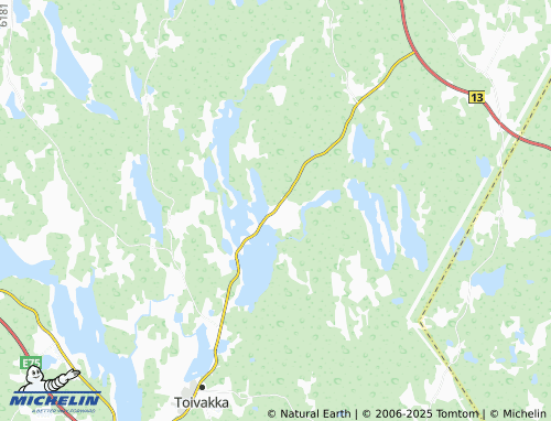 MICHELIN Huikko map - ViaMichelin