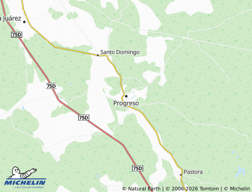 Carte MICHELIN Progreso - ViaMichelin