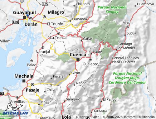 MICHELIN Cuenca map - ViaMichelin