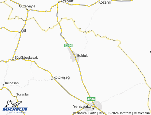 MICHELIN Bulduk map - ViaMichelin