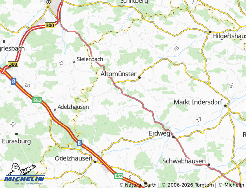 MICHELIN Oberzeitlbach map - ViaMichelin