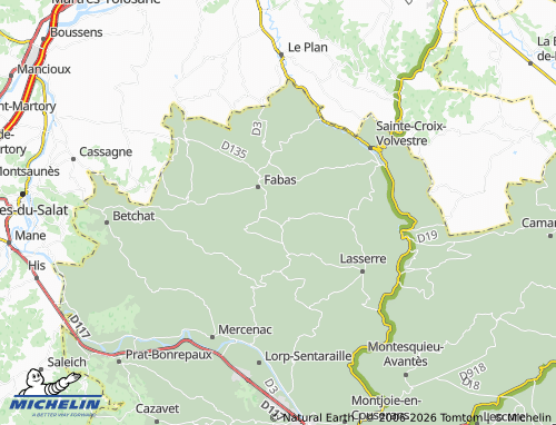 MICHELIN Ferrus map - ViaMichelin