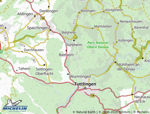 MICHELIN-Landkarte Rußberg - ViaMichelin
