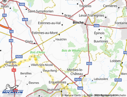 MICHELIN Fauroeulx map - ViaMichelin