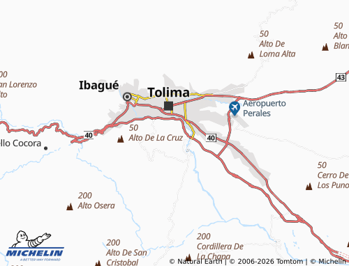 Carte MICHELIN Cañadas Potreritos - ViaMichelin