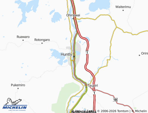 Mapa MICHELIN Huntly - ViaMichelin