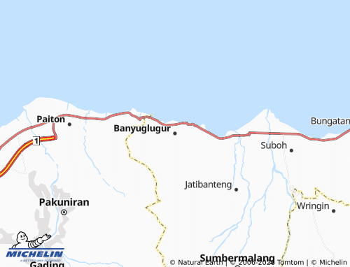 Carte MICHELIN Banyuglugur - ViaMichelin