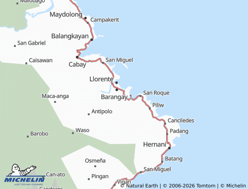 MICHELIN Naubay map - ViaMichelin