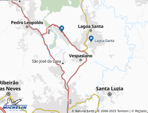 MICHELIN Parque Jardim Alterosa map - ViaMichelin
