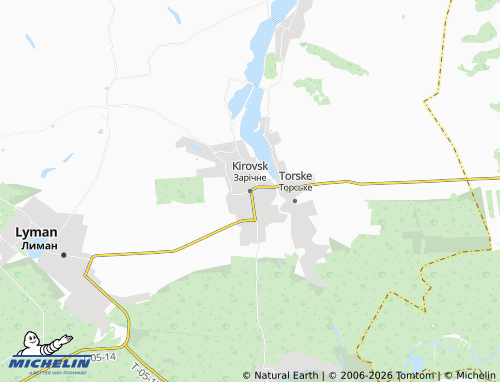 Mappa MICHELIN Zarichne - ViaMichelin