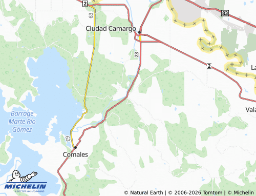 Mapa MICHELIN El Azúcar - ViaMichelin