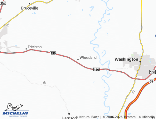 Mappa MICHELIN Wheatland - ViaMichelin